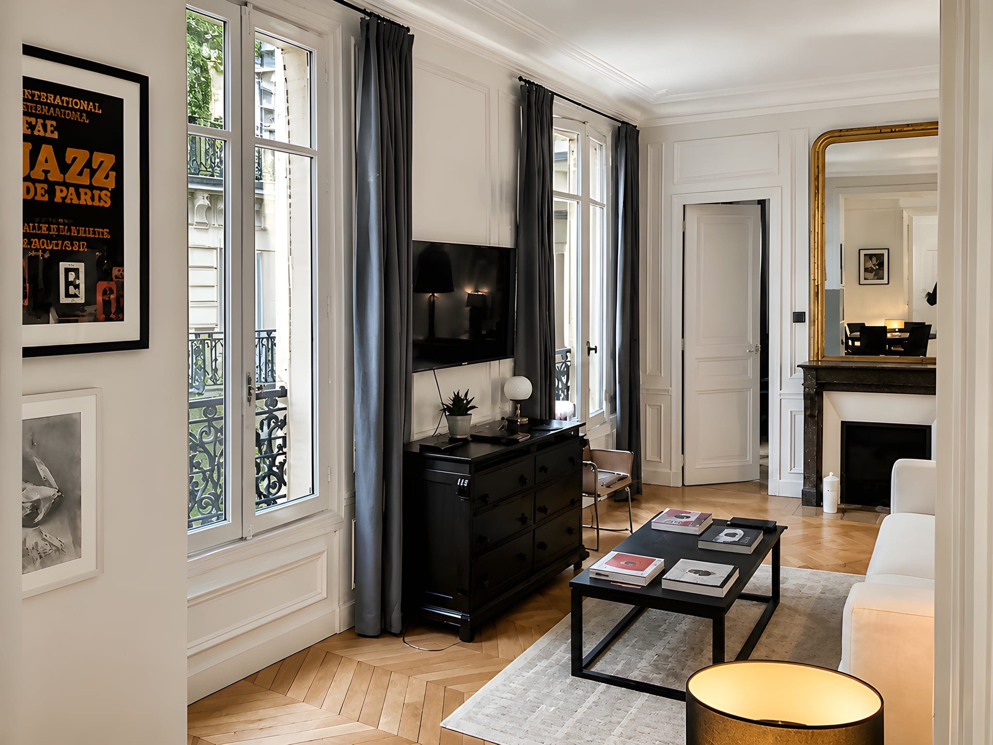 The same Paris apartment after Sublim.it AI photo enhancement